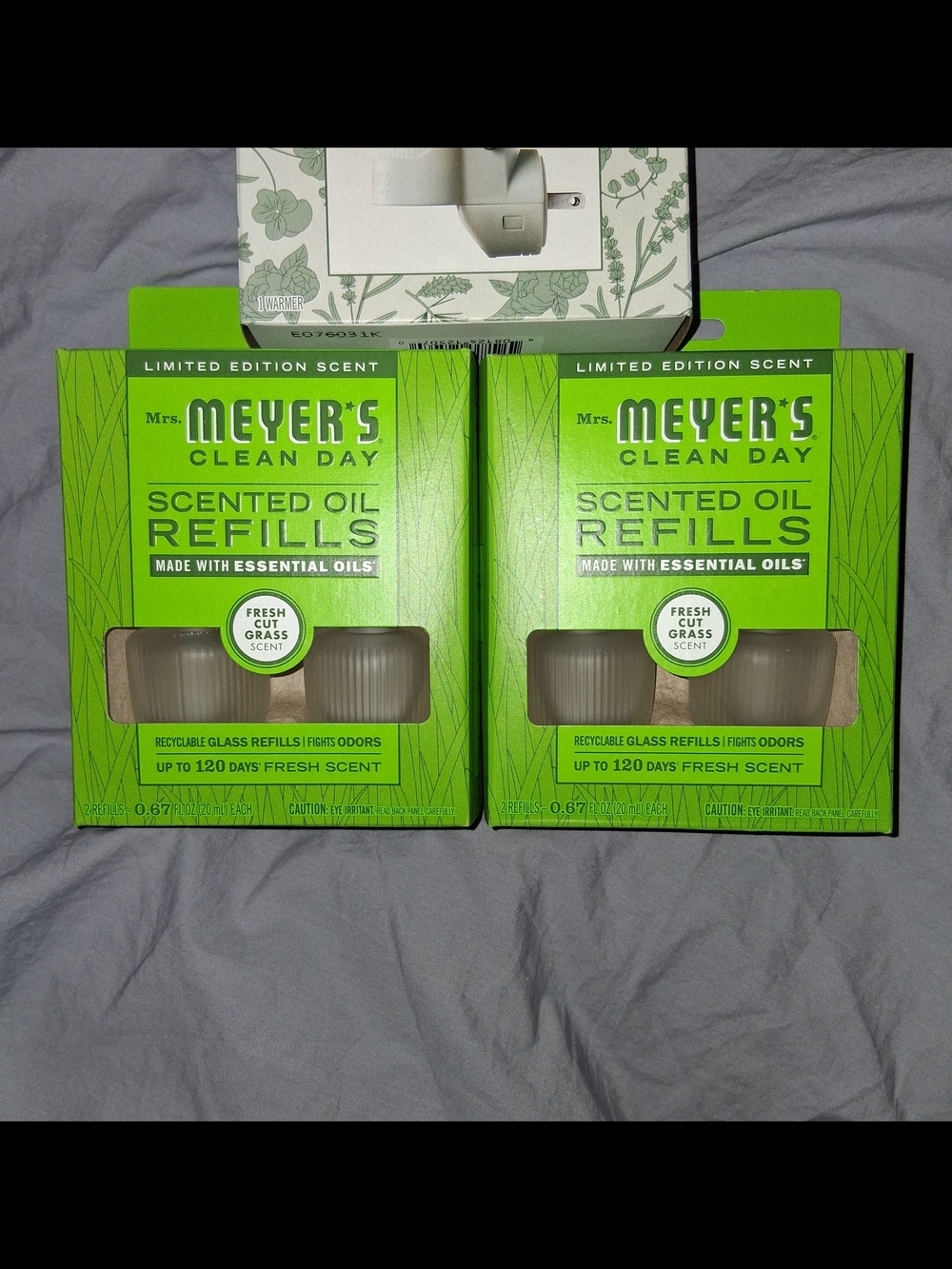 Mrs. Meyers Fresh Cut Grass Scent Scented Oil Refills - Green